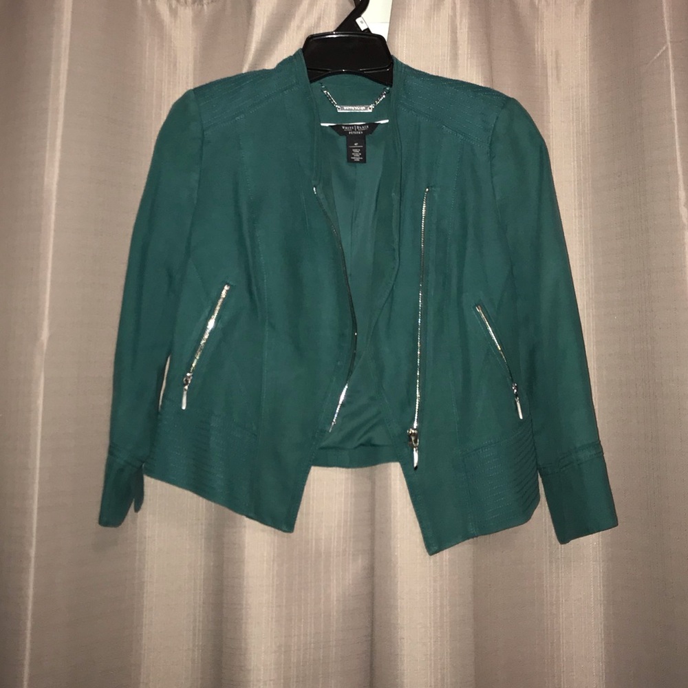 A green blazer
